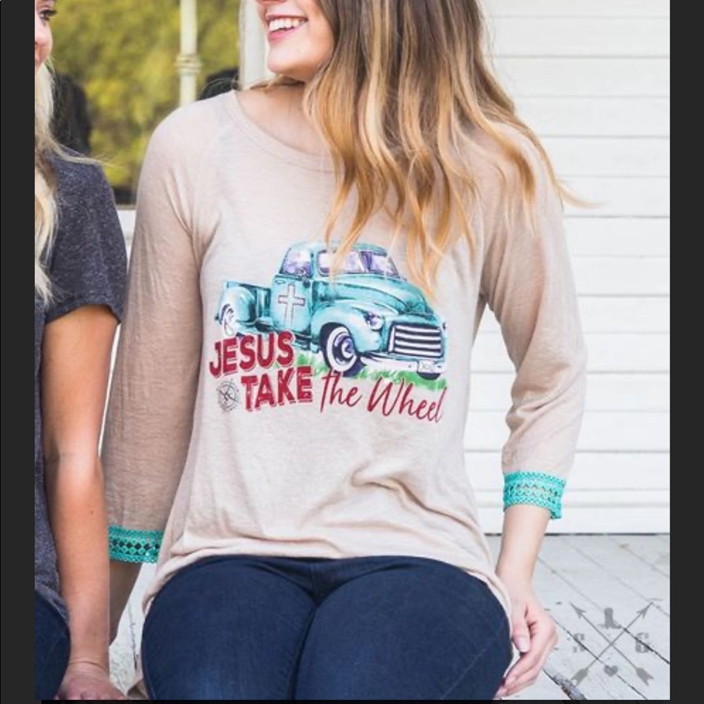 Jesus Take the Wheel Blouse